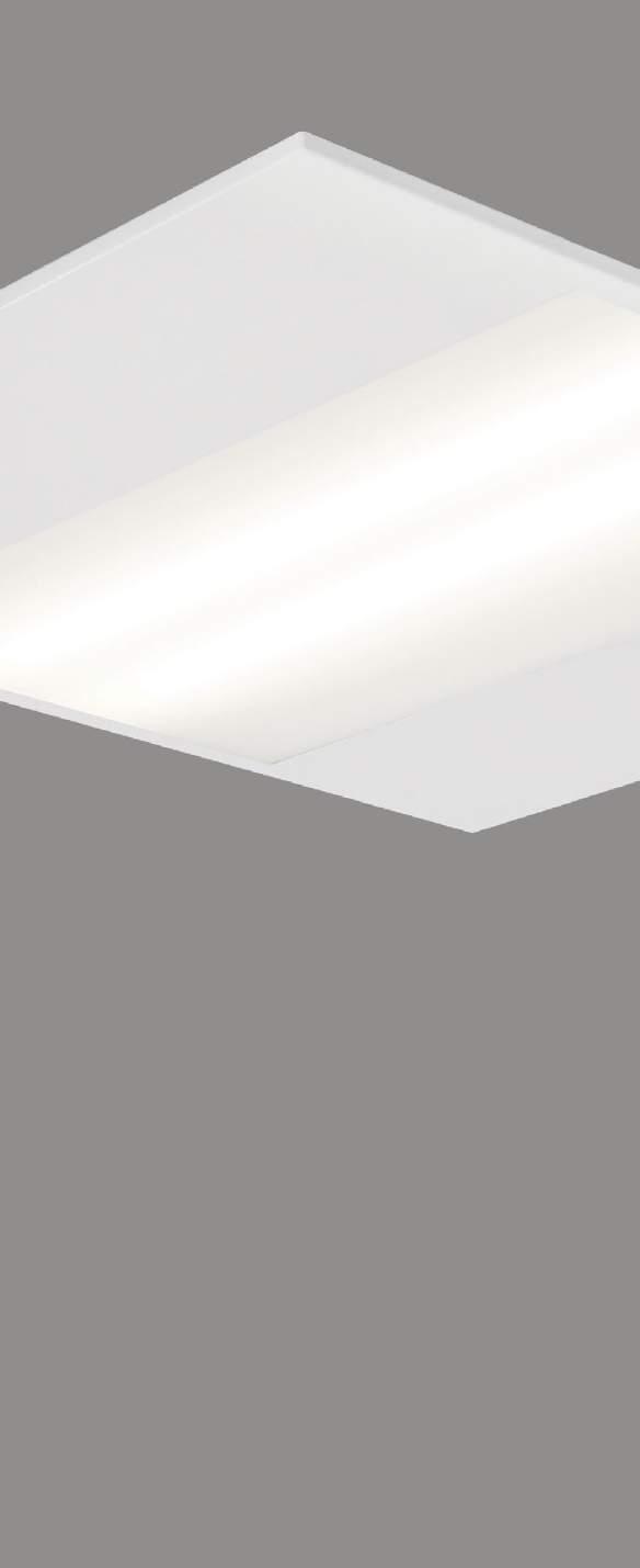 IK 07 LUGCLASSIC ECO LED p/t nowoczesna oprawa do sufitów modułowych na źródła światła LED modern recessed luminaire for modular suspended ceilings for LED light sources cовременный встраиваемый