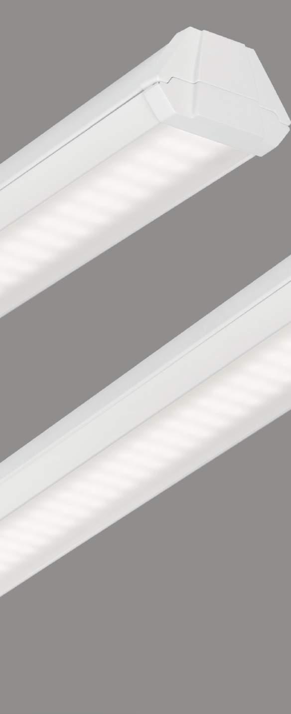 LUGTRACK 5 LED nowoczesna oprawa do szybkiego montażu na źródło światła LED, konstrukcja oprawy umożliwia szybkie i łatwe łączenie w długie ciągi świetlne (dostępne długości 1,5m oraz 3m) za pomocą