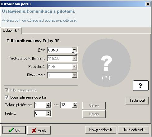 2.0 TESTY 2.4 Uruchamianie testu 2.4.1.
