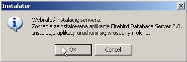 Po zainstalowaniu wybranych komponentów wywołane zostanie okno kończące instalację.