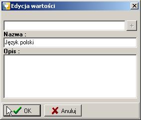 2.0 TESTY 2.6 Generator testu Aby wprowadzić kolejne wartości tego atrybutu postępuj dokładnie tak samo jak w opisanym wyżej przykładzie.