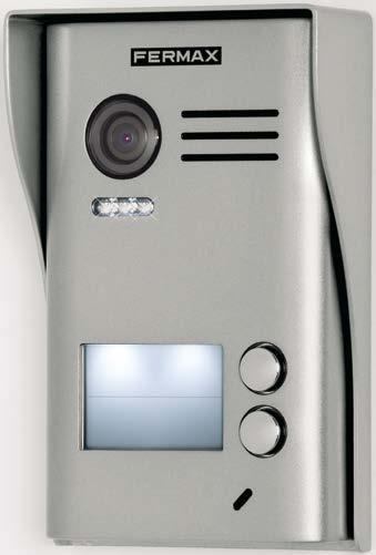 ZESTAW WAY KIT DLA DOMU DWURODZINNEGO Zewnętrzny panel zawiera czujnik zmierzchowy, daszek chroniący panel przed