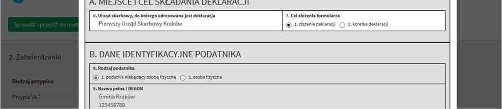 W przypadku wyboru opcji, użytkownik wskazuje odpowiedni plik w lokalizacji na