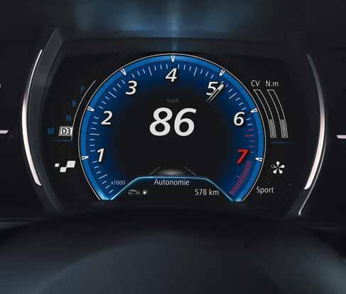 Kokpit w stylu high-tech Usiądź za kierownicą Nowego Renault Megane. Pomyśleliśmy o wszystkim, by zapewnić Ci unikalną przyjemność prowadzenia.