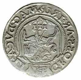 trojak 1563, Wilno; na awersie POLO M D