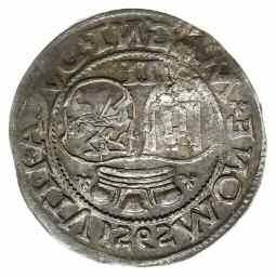 dwugrosz 1565, Wilno; końcówki napisów L