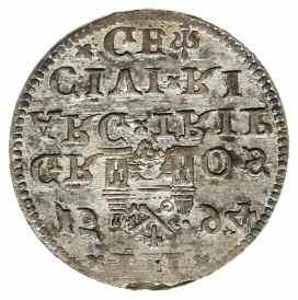 trojak 1594, Ryga; na awersie LI