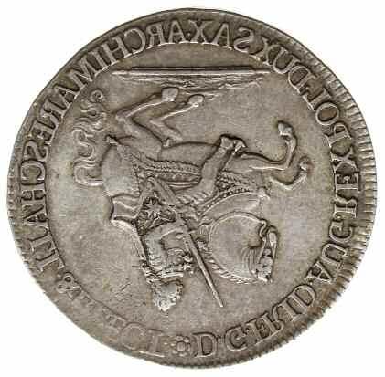 dukat zaślubinowy 1738, Drezno; wybity z okazji ślubu