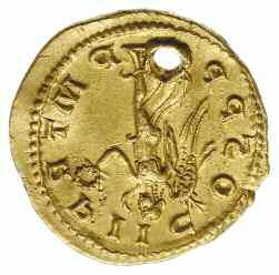 aureus 239, mennica Rzym; Aw: Popiersie Gordiana w wieńcu
