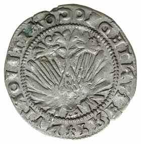 trojak 1597, Cieszyn; z końcówką M GLO;