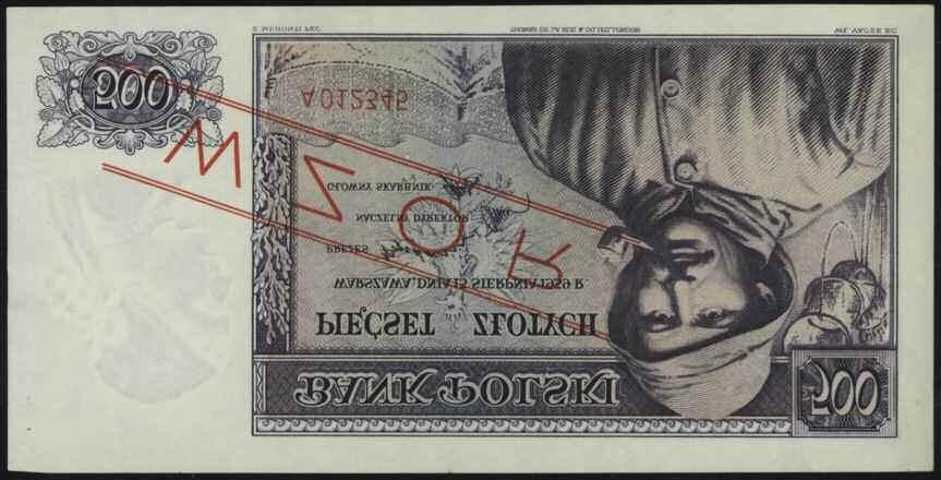 wyśmienicie zachowane, banknot w opakowaniu firmy PMG z oceną Choice Uncirculated 64 I 3.000,- 846 847 848 847. 100 złotych 15.