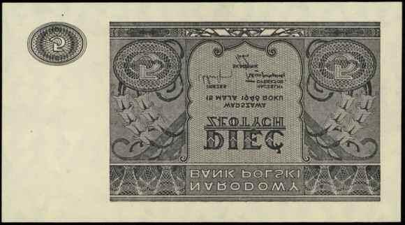 stronie odwrotnej), niezwykła rzadkość L III 2.000,- 851. 100 złotych 1.03.