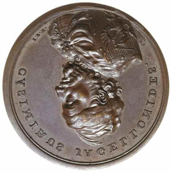 medal z 1857 roku autorstwa J.