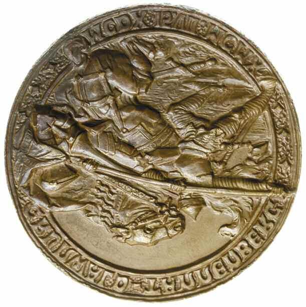 250,- 917 Polska pod zaborami 1900-1918 917. medal z 1910 roku autorstwa Jana Raszki wybity z okazji 500.