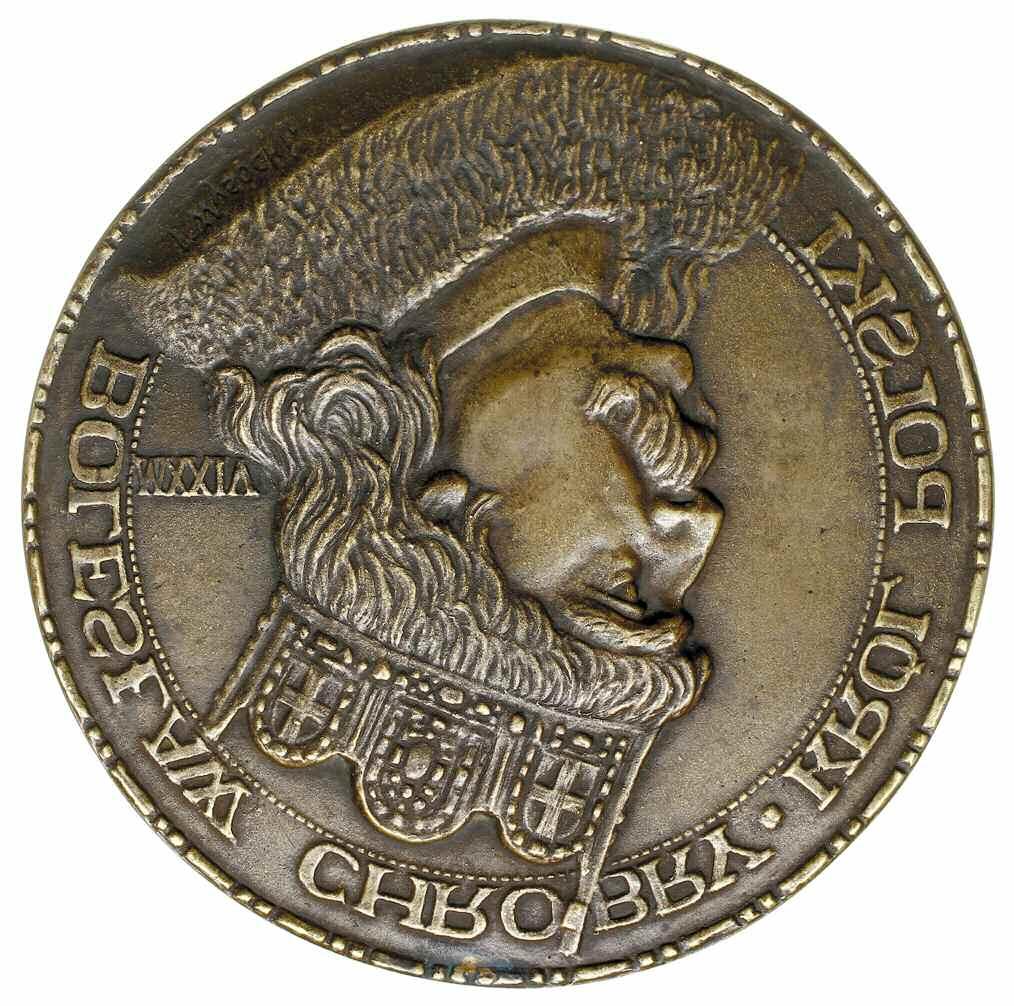 dwustronny medalion z 1924 roku wykonany według medalu autorstwa Jana Wysockiego, wykonanego na 900.