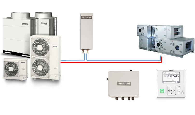 NOWE FUNKCJE W NOWEJ GENERACJI ZESTAWÓW ROZPRĘŻNYCH DX-KIT 2 Zawór rozprężny PC-ARFPE RC Transmission wiring THM5 THM1 THM5 THM3 THM3 THM2 Dostępne do wykorzystania agregaty zewnętrzne UTOPIA: ES,