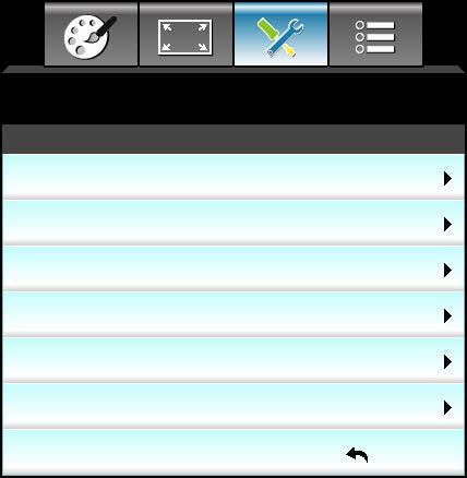 KORZYSTANIE Z PROJEKTORA Menu Ustawienia - Ustawienia sterowania przez sieć USTAWIENIA Sieć a: Ustawienia sterowania Crestron Extron PJ Link AMX Device Discovery Telnet HTTP Crestron Użyj tej funkcji