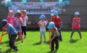 Święto Polskiej Niezapominajki Gminny Turniej Sportowo-Pożarniczy W Przedszkolu Samorządowym nr 4 w Zelowie odbyło się Święto Polskiej Niezapominajki.
