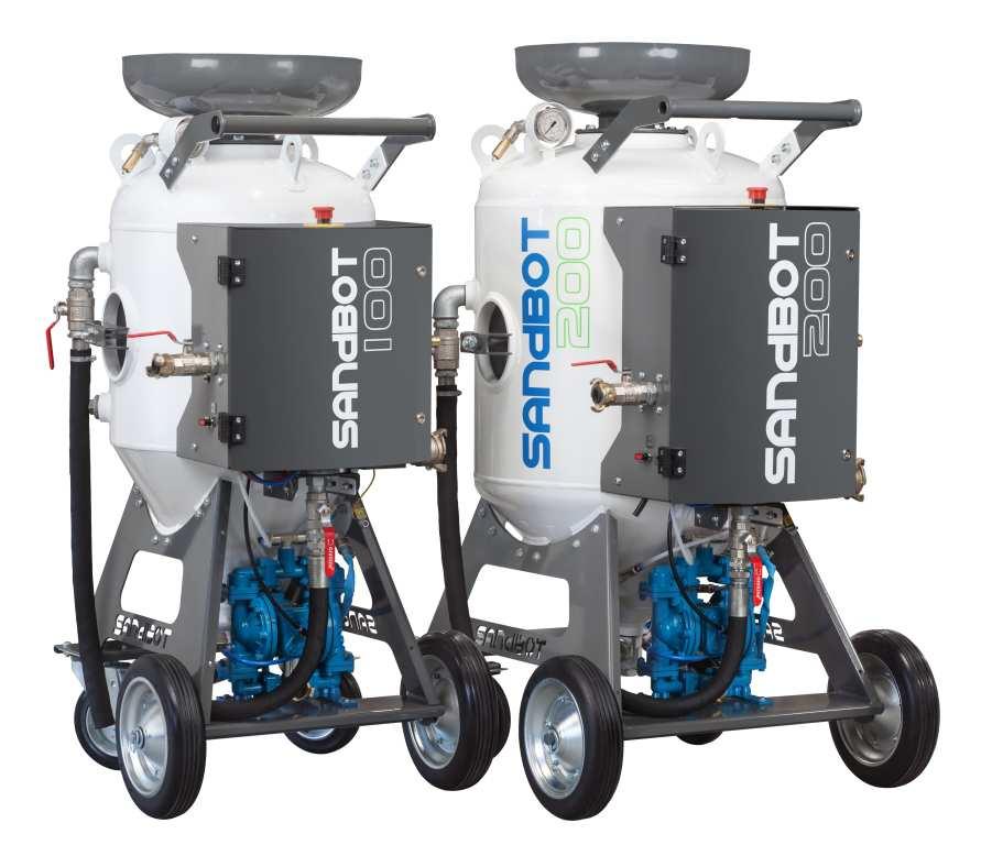 INSTRUKCJA OBSŁUGI TYPOSZEREGU URZĄDZEŃ SANDBOT 100 EX i SANDBOT 200 EX wg rysunków