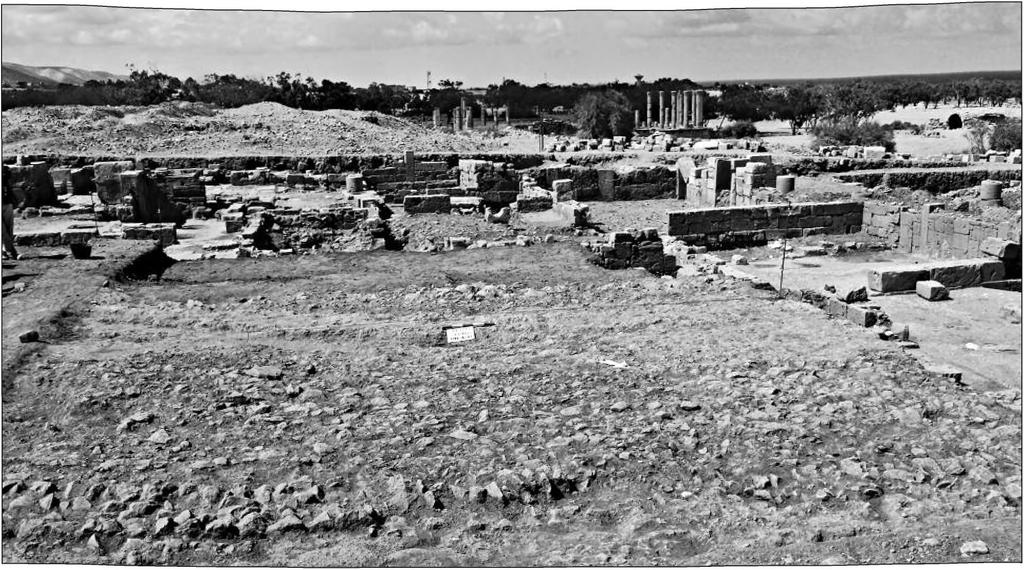 After finishing documentary works, the trench was restricted to a smaller area limited to the east by the outer face of Wall W 159.
