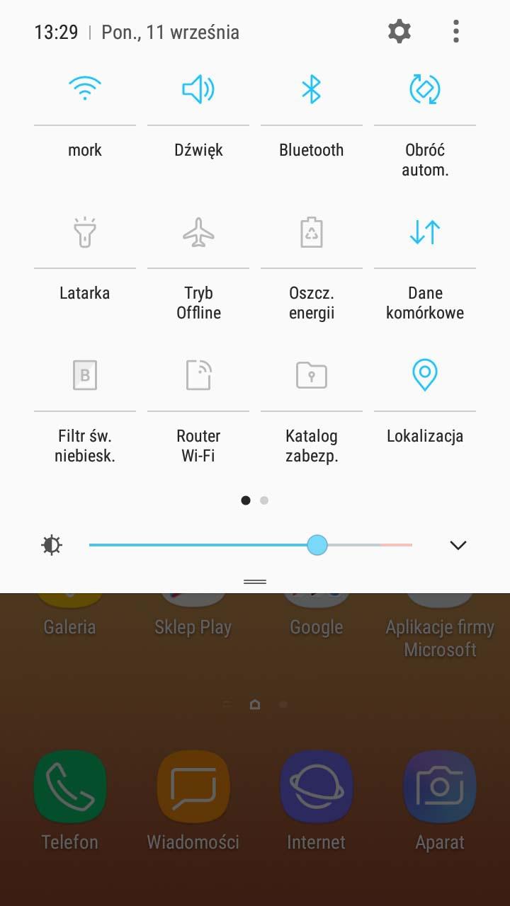 Kamera 4 Główny aparat fotograficzny w Galaxy J5 2017 ma 13 megapikseli oraz jasność F/1.7 dla ogniskowej 27 mm. Aparat został oparty o matrycę Sony IMX258.