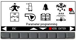 Podmenu Wyświetlacz LCD zapewnia prostą i natychmiastową interakcję z jednostką.