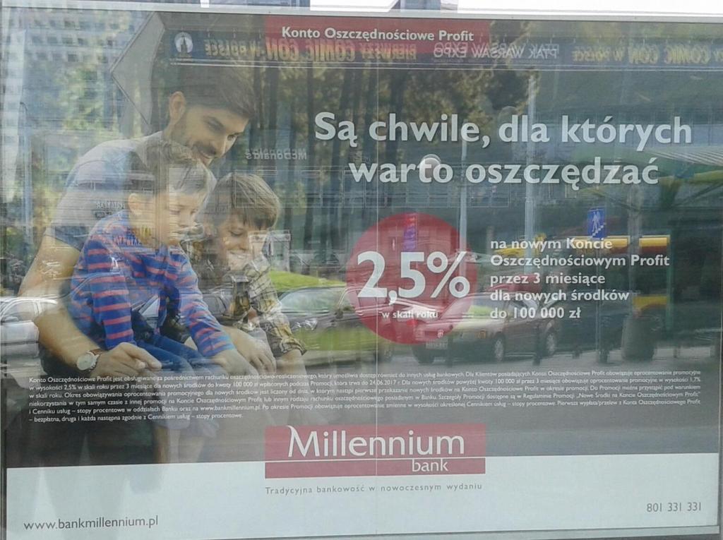 V. ANEKS 1 KREACJE NA WITRYNACH, PLAKATACH BANK OPIS BANK MILLENNIUM Konto
