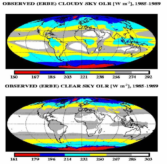 PROCESY RADIACYJNE W ATMOSFERZE w przypadku chmur średnch lub nkch. Wynka tąd, że chmury wyke mają znaczne wękzy wpływ na prmenwana długfalwe na zczyce atmfery w prównanu z pwerzchną zem.