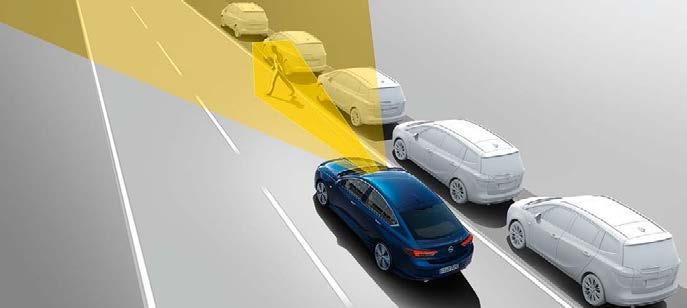 4. 4. Układ automatycznego hamowania awaryjnego AEB (Automatic Emergency Braking) z funkcją wykrywania pieszych 3,5.