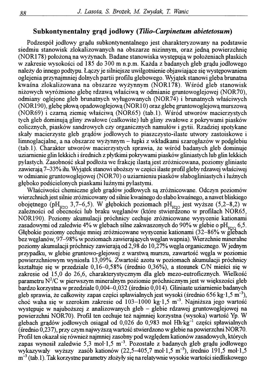 M J. Lasota, S, Brożek, M. Zwydak, T.