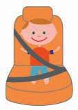 podtrzymujące: pas bezpieczeństwa dla doro słych i fotelik samochodowy dla dzieci.