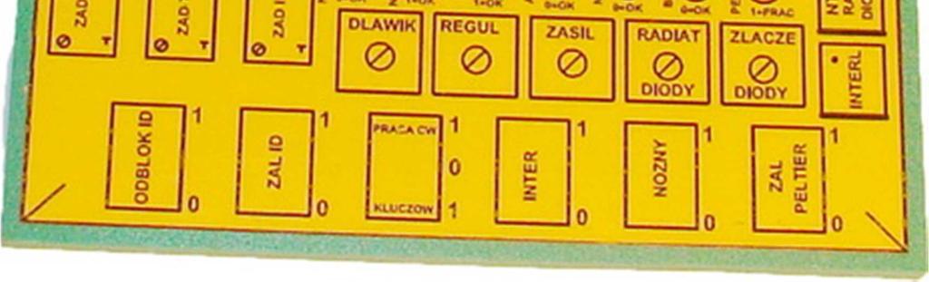Napięcie referencyjne 5V - 16 GND GND - 1 POM ID PC Pomiar analogowy prądu diody laserowej