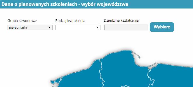 3. Teraz musimy wybrać rodzaj kształcenia oraz dziedzinę