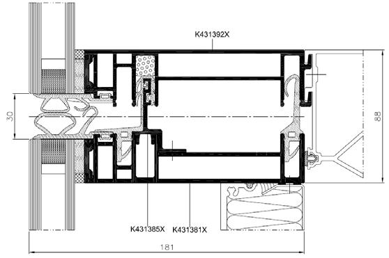 LIC MARRIOTT, Nowy Jork ŚCIANA ELEMENTOWA MB-SE80