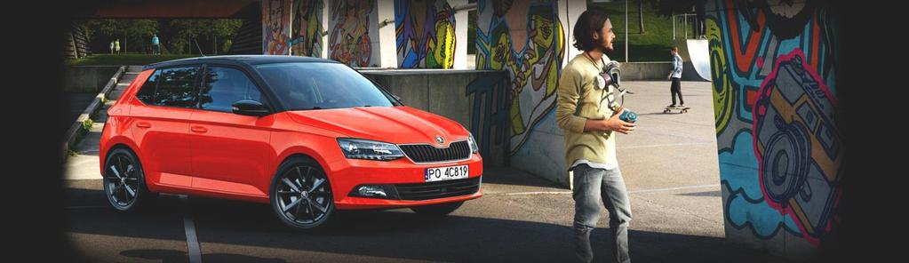 ŠKODA Fabia Klimatyzacja manualna dla wersji ACTIVE tylko 700 zł Pakiet MIXX dla wersji AMBITION > Obręcze kół ze stopów lekkich MATONE 15 2150 zł > Czujniki parkowania z tyłu.