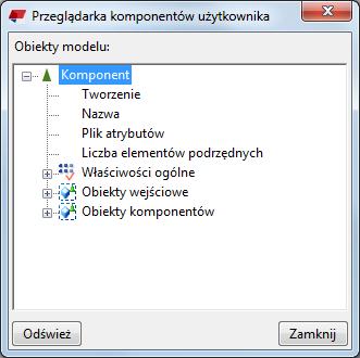 Zostanie otwarty edytor komponentów.