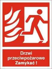 ostrzegacz pożarowy) Drzwi
