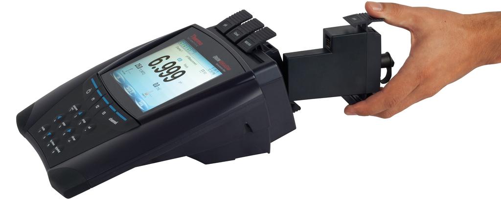 Moduł ph / ISE / Temperatura: Wszystkie zalety z modułu ph Poprawa omyłek w kalibracji ph / ISE bez pełnej kalibracji dzięki funkcji edycji.