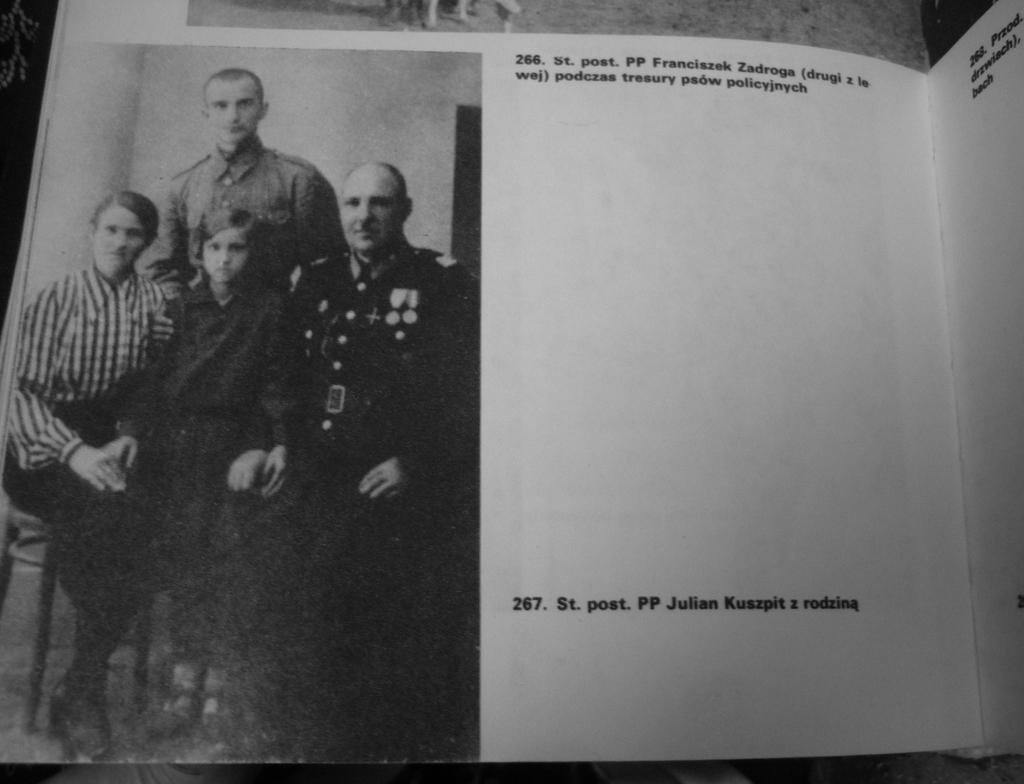 Zdjęcie rodziny Kuszpitów zamieszczone w książce
