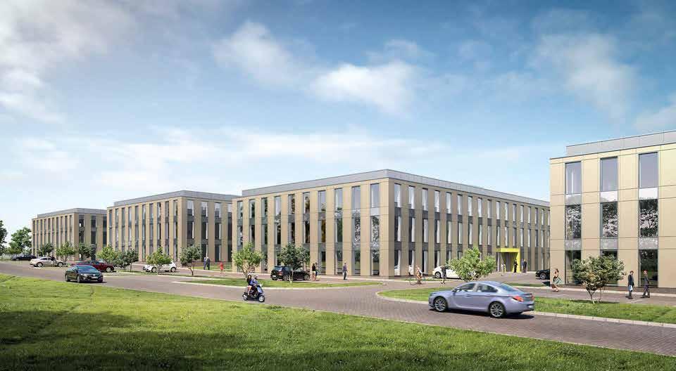 9. TECHNIC OFFICE PARK 14 Location...Lublin, 7 Dobrzańskiego St. Year of construction...2018 (building C and D) Building class...b Total office space in m 2...8 400 Available office space in m 2.