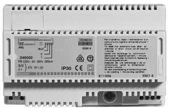 system 2-przewodowy akcesoria systemu urządzenia modułowe na szynę TH35 346000 O SELV 346030 O SELV F441 346200 346850 346891 Pak. Nr ref.