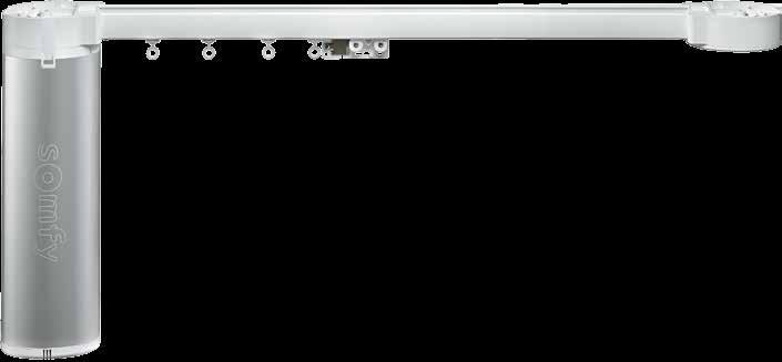 Glydea NAPĘDY DO ZASŁON I FIRAN Dzięki ograniczeniu ilości napędów do dwóch typów i wysokiej jakości szyn, zestaw Glydea może być zainstalowany w sposób łatwy i bez specjalnych nakładów czasowych.