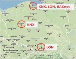 reklama Rys. 1. Lokalizacja laboratoriów i logo Sieci AutBudNet w Polsce Ustawa o Efektywności Energetycznej, gdzie również porusza się kwestie tzw. białych certyfikatów dla urządzeń i obiektów.