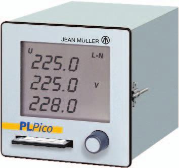 PLPico, PLEco Cyfrowy modu³ pomiarowy dla odp³ywu wyposa onego w przek³adniki Budowa PLPico jest cyfrowym urz¹dzem pomiarowokontrolnym firmy JEN MÜLLER stosowanym w rozdzielnicach.