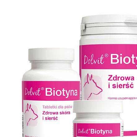 Dolvit Biotyna ZDROWA SKÓRA I SIERŚĆ Preparat zawiera biotynę, aminokwasy, cynk w formie organicznej (chelatowej) i nieorganicznej oraz witaminy z grupy B - składniki niezbędne dla prawidłowego