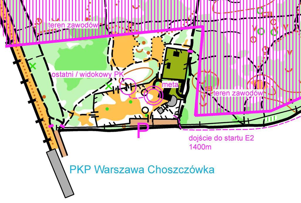 2 Mapka sytuacyjna CZ Teren na drugi i trzeci etap GPM 2017 objęty jest kwarantanną od godz.8:00 we wtorek (2.05.2017).