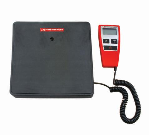 Waga ROSCALE 120 Przejściówki i adaptery Elektroniczna waga cyfrowa do butli do 120 kg Przejściówki do węży Podziałka 10 / 5