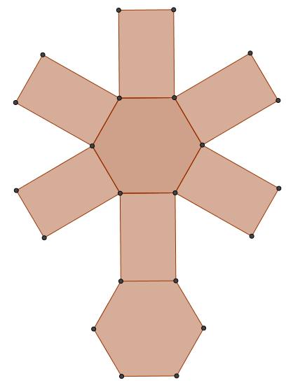 (bryłę malujemy ze wszystkich zewnętrznych stron) A) 1 B) 2 C) 3 D) 4 E) 1, 2, 4 Rysunek 1: Rysunek do zadania 6. Zadanie 7.