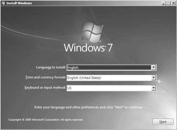 Ćwiczenie Instalacja Windows 7 W tym ćwiczeniu zainstalujemy Windows 7 na komputerze bez systemu operacyjnego.