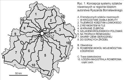HISTORIA Ukierunkowanie rozwoju sieci szlaków w województwie łódzkim nastąpiło w 2003 roku, a kolejnym